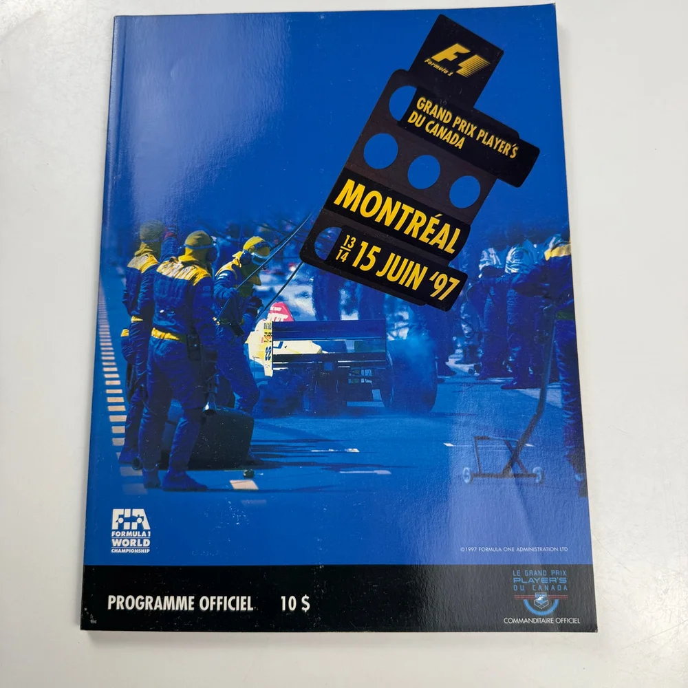 Canada Montreal Formula 1 Grand Prix Racing Programs 1988 1996 1997 1999 2000 - Picture 3 of 7